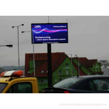 Pitch 12mm Full Color Outdoor Led Display Boards , High Brightness 1/4 Scan 8500 Nits